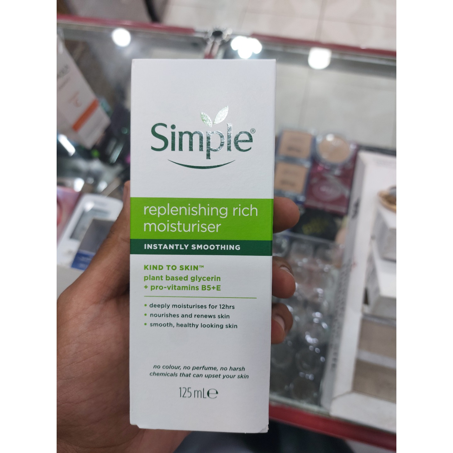 کرم آبرسان سیمپل مدل ریچ (پوست خشک) 125 میل اورجینال
