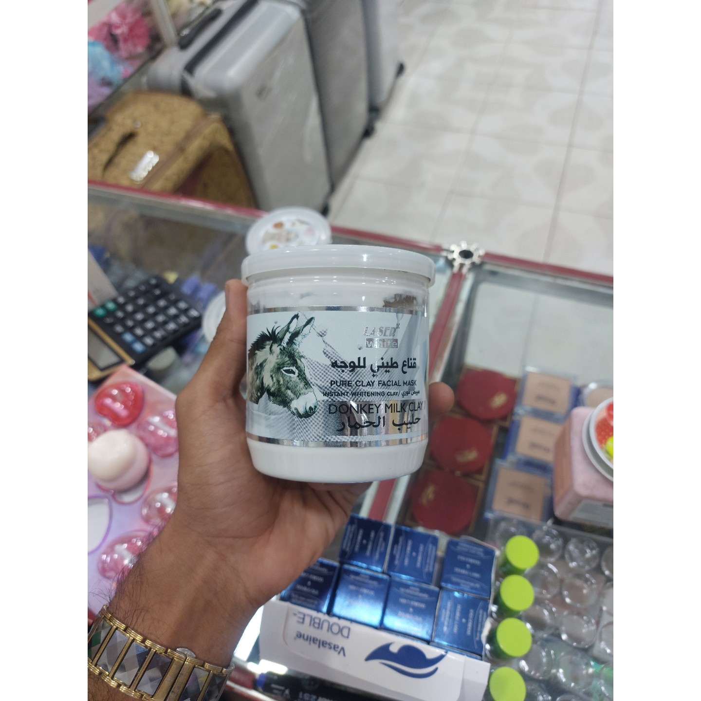 ماسک صورت شیرالاغ لیز وایت