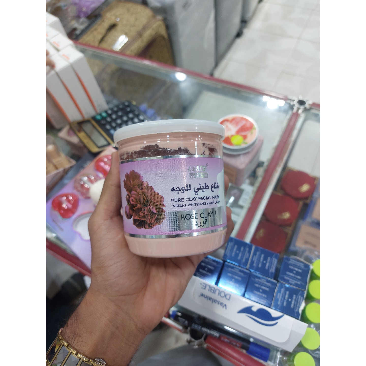 ماسک گچی روشن کننده و پاک کننده عمیق لیزر وایت
