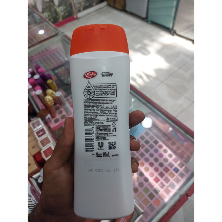 شامپو سر لایفبوی ضد ریزش آلوئه ورا و شیر lifebuoy