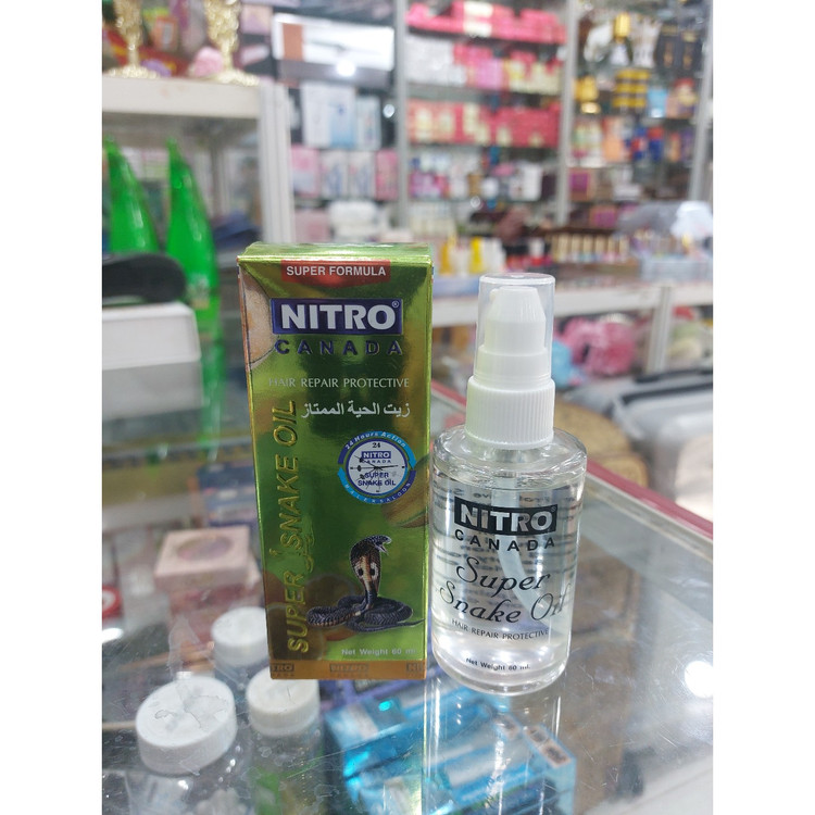روغن مو مار نیترو Nitro براق کننده مو حالت دهنده مو درمان و ضد موخوره