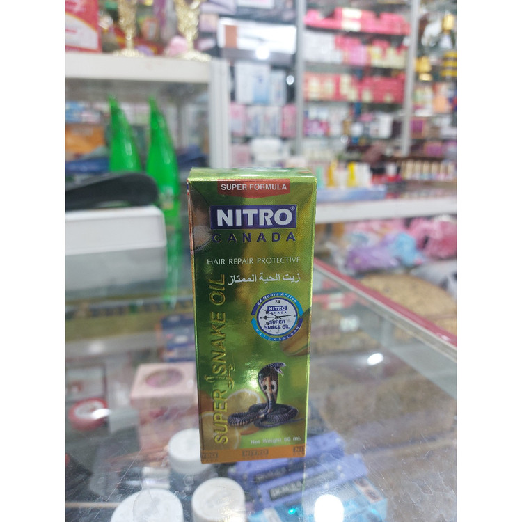 روغن مو مار نیترو Nitro براق کننده مو حالت دهنده مو درمان و ضد موخوره