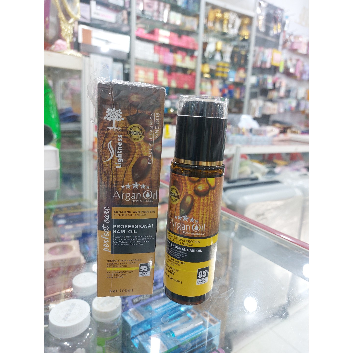 روغن موی آرگان لایتنس پنج ستاره